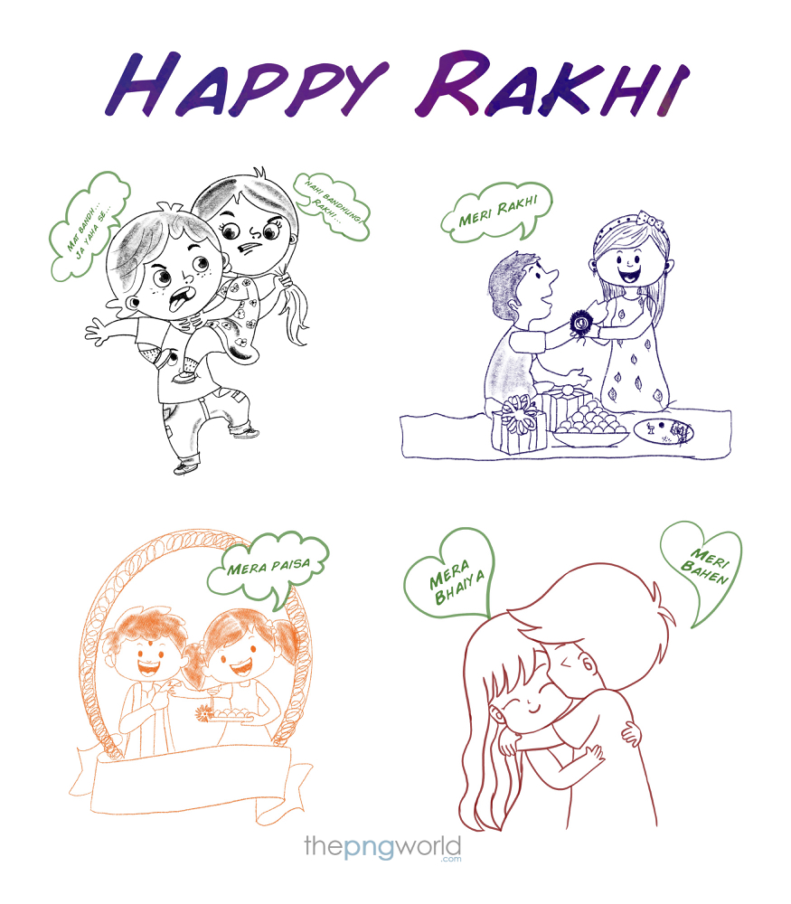 Rakhi Special PNG Brother,sister,Rakhi,rakshabandhan,happy,emotional,love,fight,relation,relationship,home,family,comic,presentation,festival,celebration,pictorial,picture,image,background,status,2022